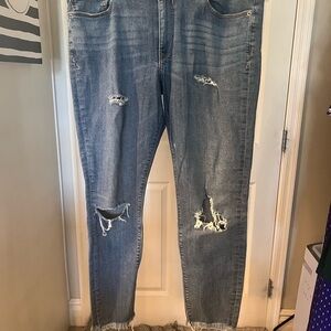 Express cropped legging mid rise sz 12